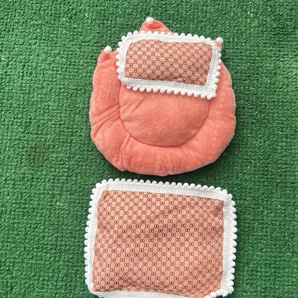 Labubu Accessories Sleeping Bag Bed Cute Comfortable Floral $11 each “beige” - Picture 2 of 2